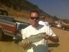My very first Rainbow trout. At Irvine Lake.