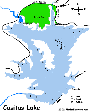 Lake Casitas Map
