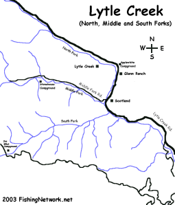 Lytle Creek Map