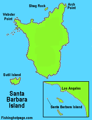 Map of Santa Barbara Island